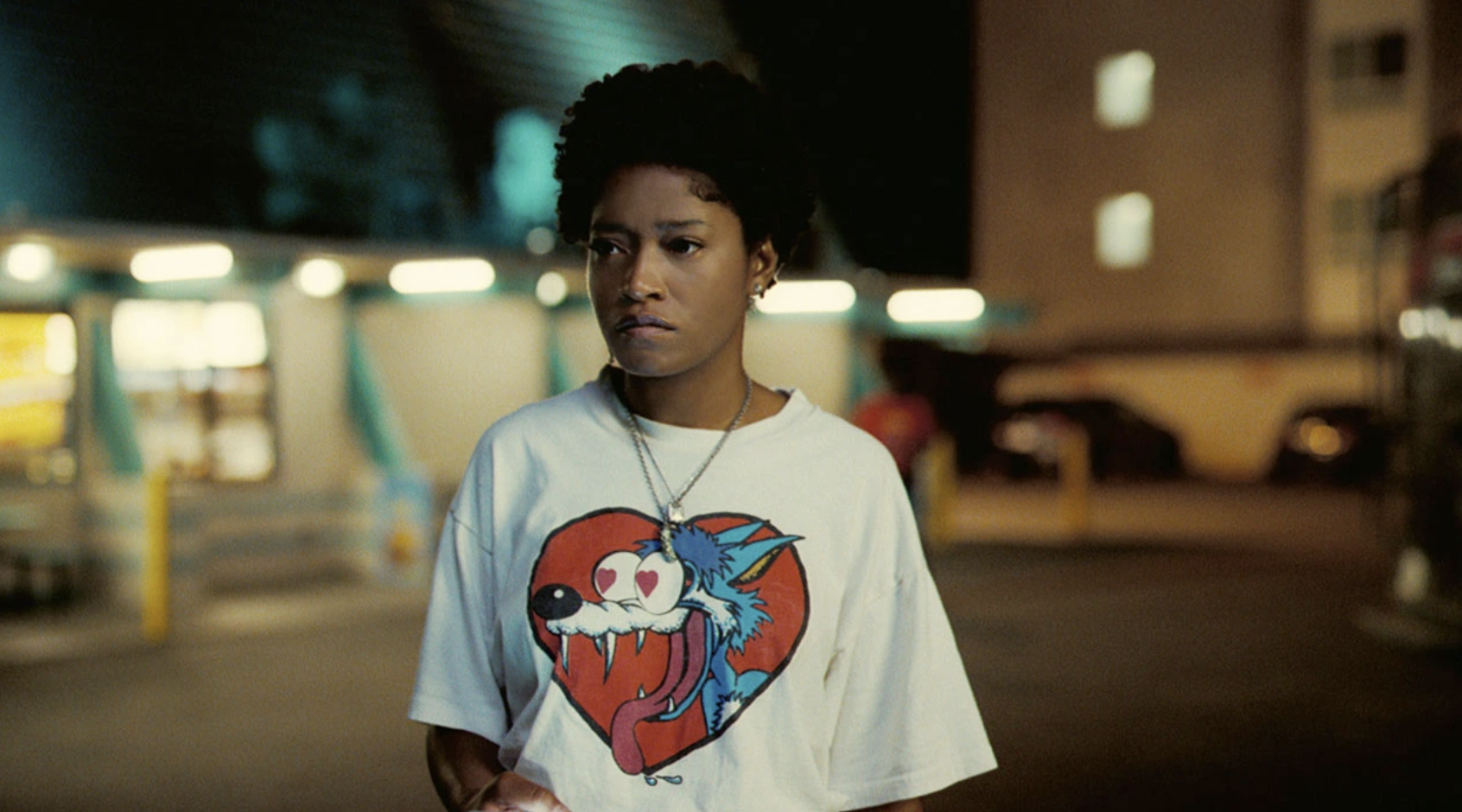 Portrait of Keke Palmer in movie NOPE.
